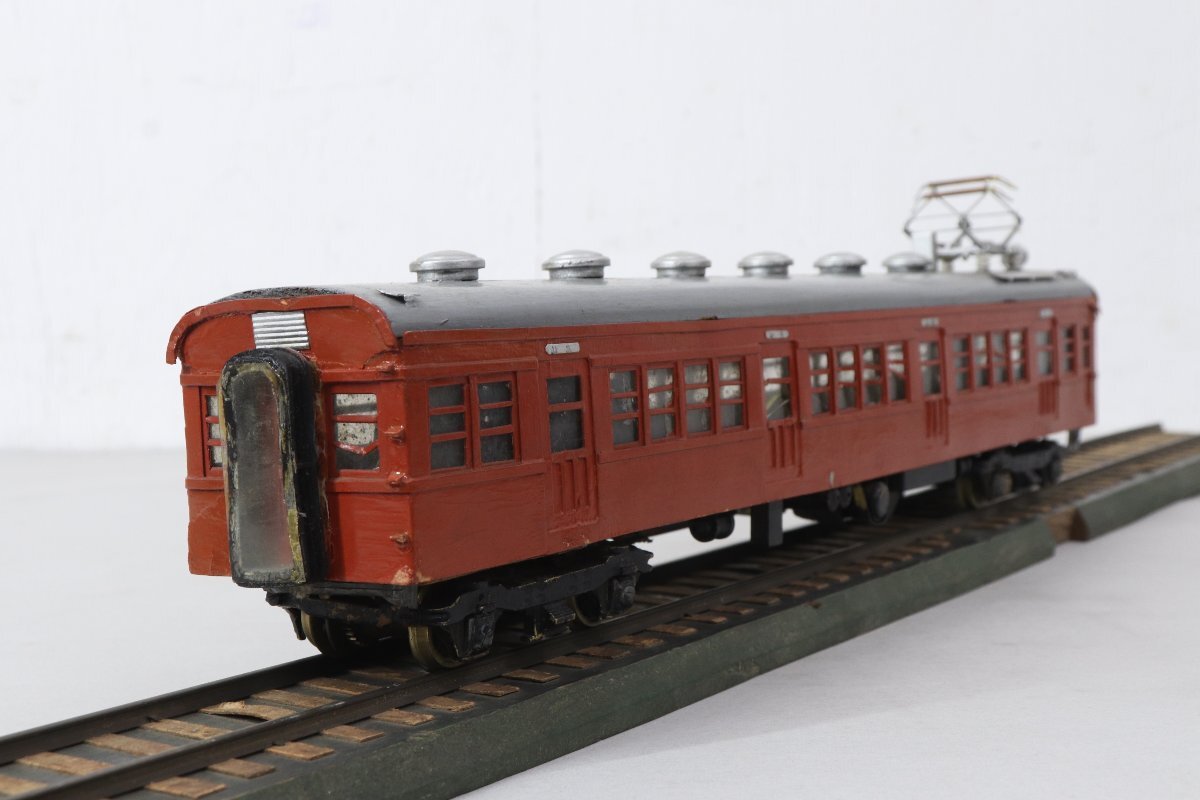 O gauge capital . express electro- iron 700 series vehicle model length 43cm motor attaching condition bad . Junk 4-C070