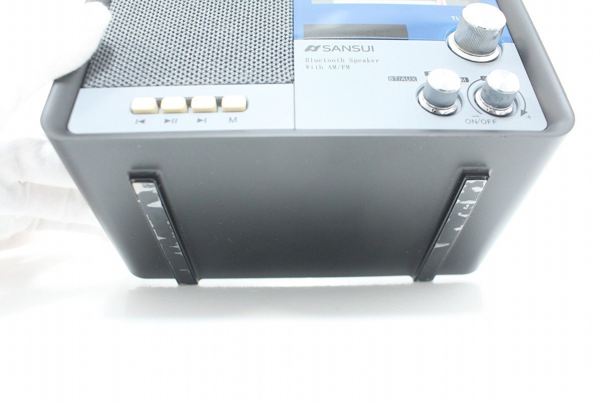 簡易動作確認済 SANSUI ラジオスピーカー MSR-1 Bluetooth サンスイ ドウシシャ オーディオ 4-D054/1/060_画像7