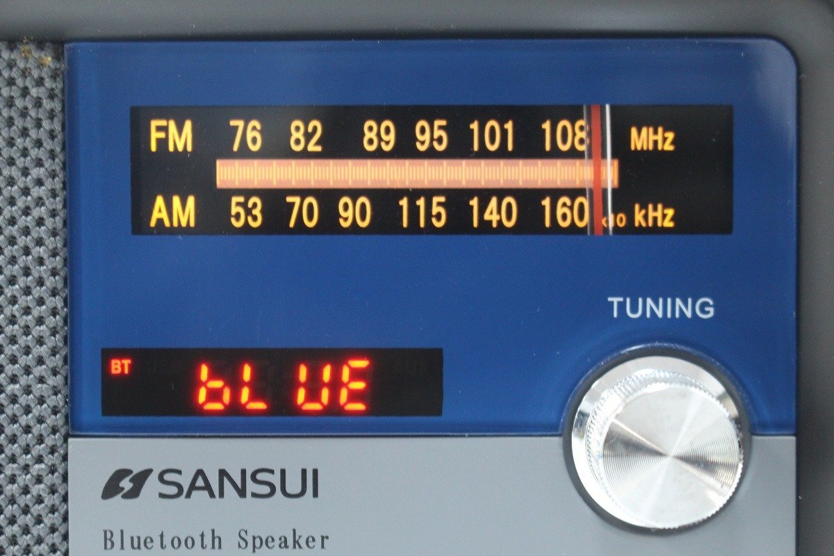 簡易動作確認済 SANSUI ラジオスピーカー MSR-1 Bluetooth サンスイ ドウシシャ オーディオ 4-D054/1/060_画像9