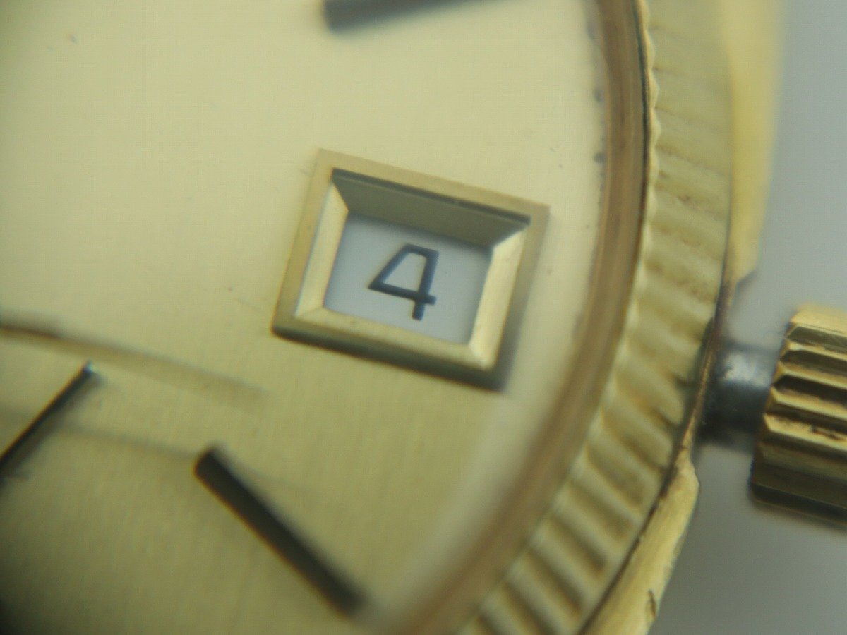 【1円スタート】LONGINES AUTOMATIC 18K 750 刻印 18金無垢 腕時計 ベルト無 約32.84g ジャンク 3-A029/1/60P_画像4