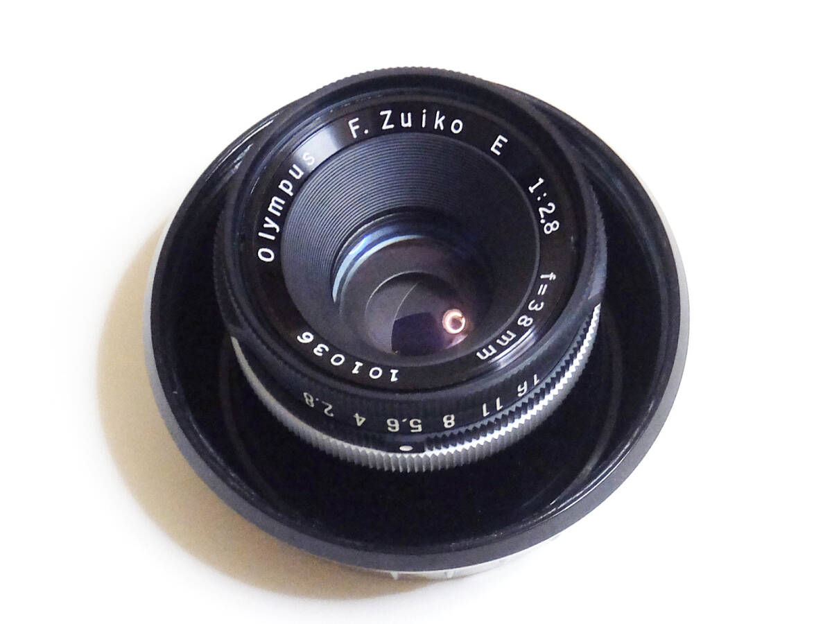 F.Zuiko ズイコー E 38mm F2.8、C.E. ROKKOR ロッコール 80mm F5.6、EL-Nikkor ニッコール 105mm F5.6 L39マウント3本セットの画像3