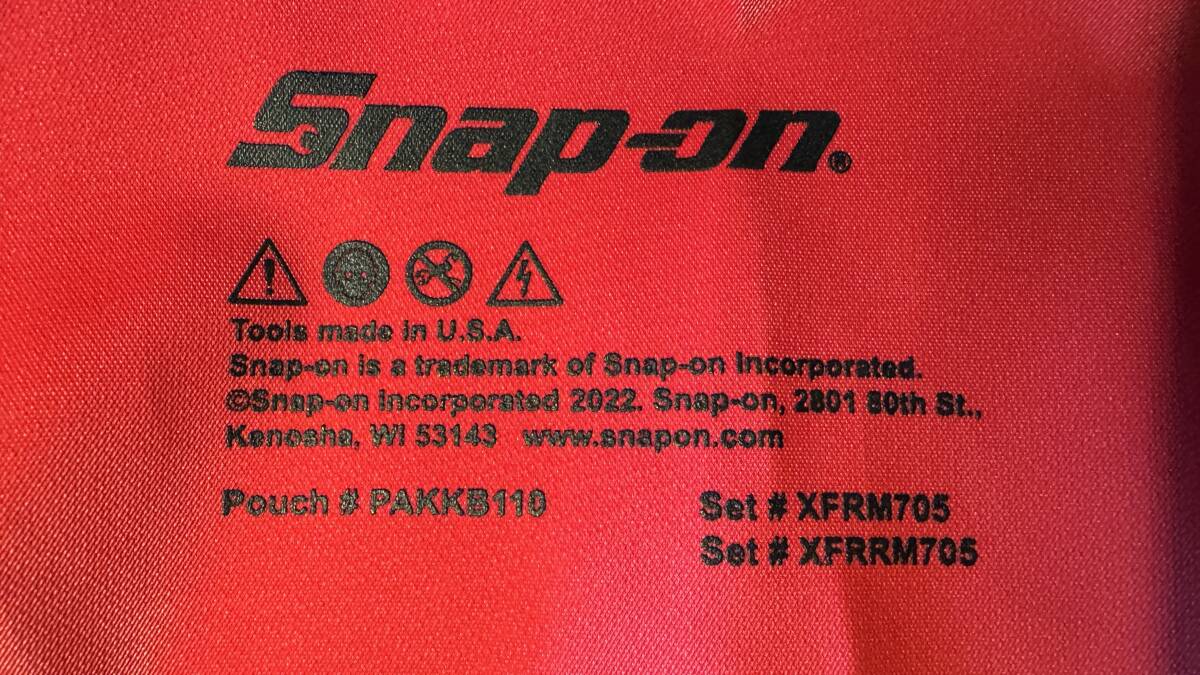 Snap-on スナップオン 8-19mm 5ピース 12ポイント メトリック ダブルフレックス リバース ラチェットレンチセット XFRRM705の画像4