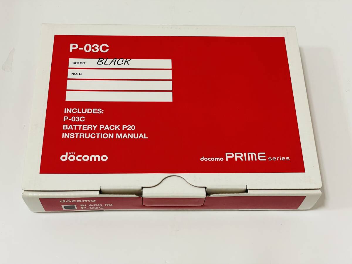 docomo PRIME series P-03C Black (ドコモ) 分割完済済み 未使用品の画像1