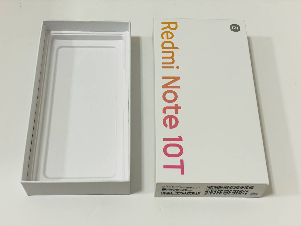 Redmi Note 10T 64GB Nighttime Blue ＳＩＭロック解除済み 分割完済済み 未使用品 の画像1