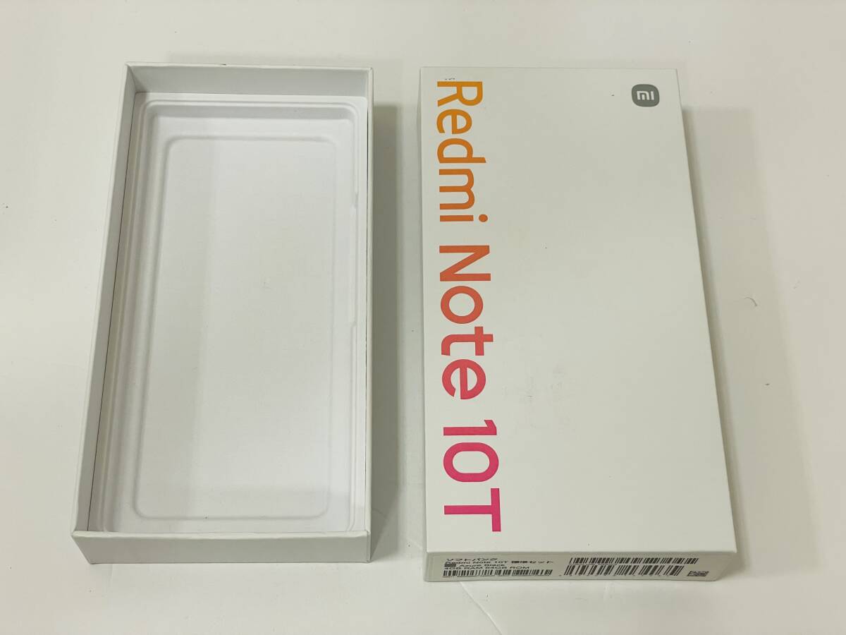 Redmi Note 10T 64GB Azure Black ＳＩＭロック解除済み 分割完済済み 未使用品 の画像1