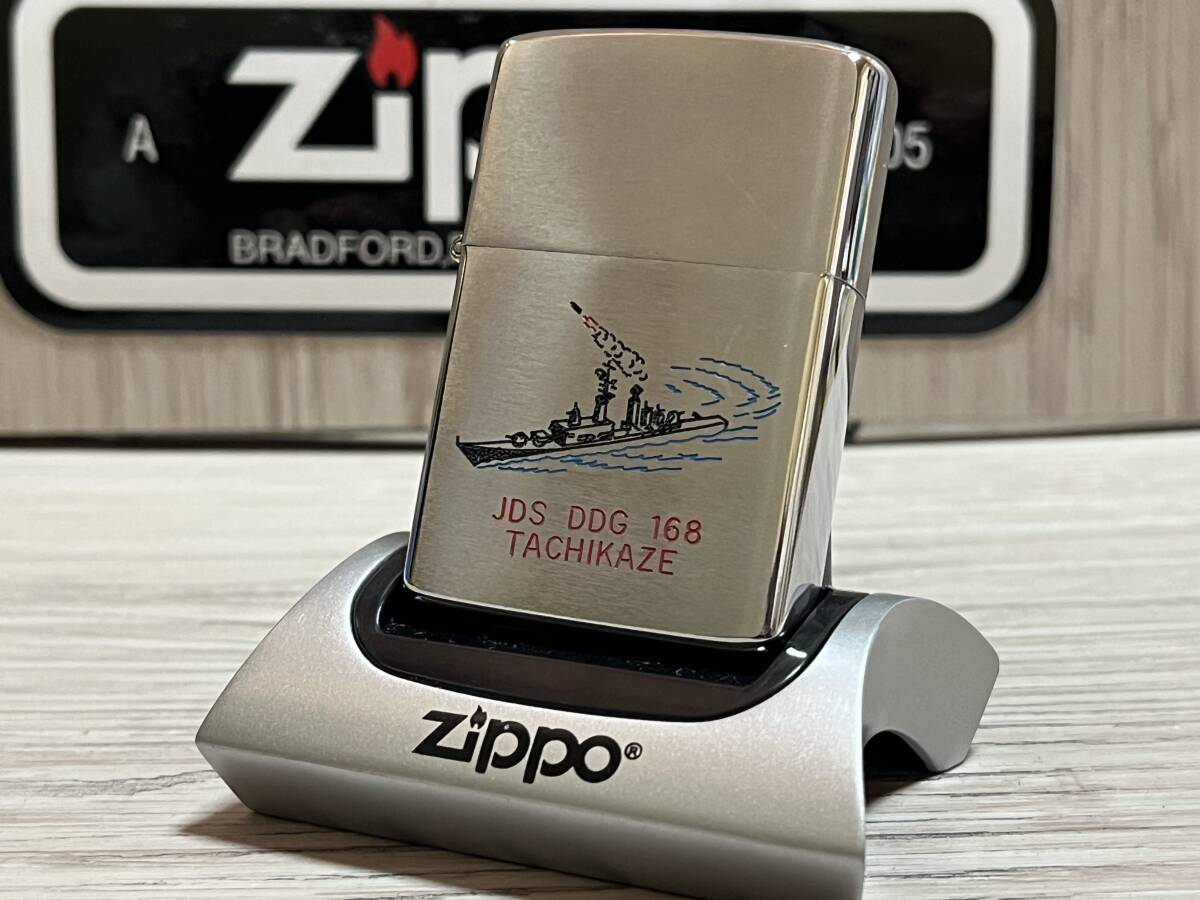 大量出品中!!【希少】1981年製 Zippo 'JDS DDG 168 TACHIKAZE' 80's たちかぜ 護衛艦 海上自衛隊 日本限定 ジッポー 喫煙具 ライターの画像1