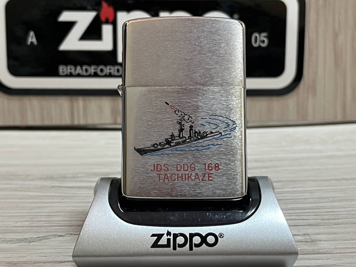 大量出品中!!【希少】1981年製 Zippo 'JDS DDG 168 TACHIKAZE' 80's たちかぜ 護衛艦 海上自衛隊 日本限定 ジッポー 喫煙具 ライターの画像2