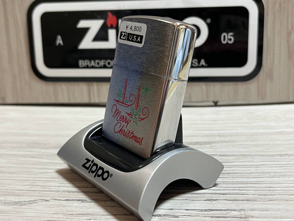 大量出品中!!【希少】未使用 1999年製 Zippo 'Merry Christmas Since1963' 90's 限定 クリスマス 限定箱付き ジッポー 喫煙具 ライター_画像4