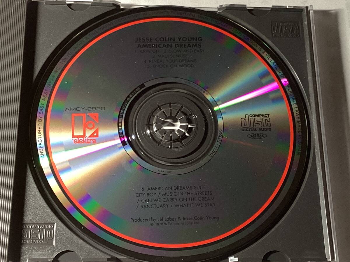 廃盤/国内盤帯付CD/AOR/ジェシ・コリン・ヤング/アメリカン・ドリームス　送料¥180_画像7