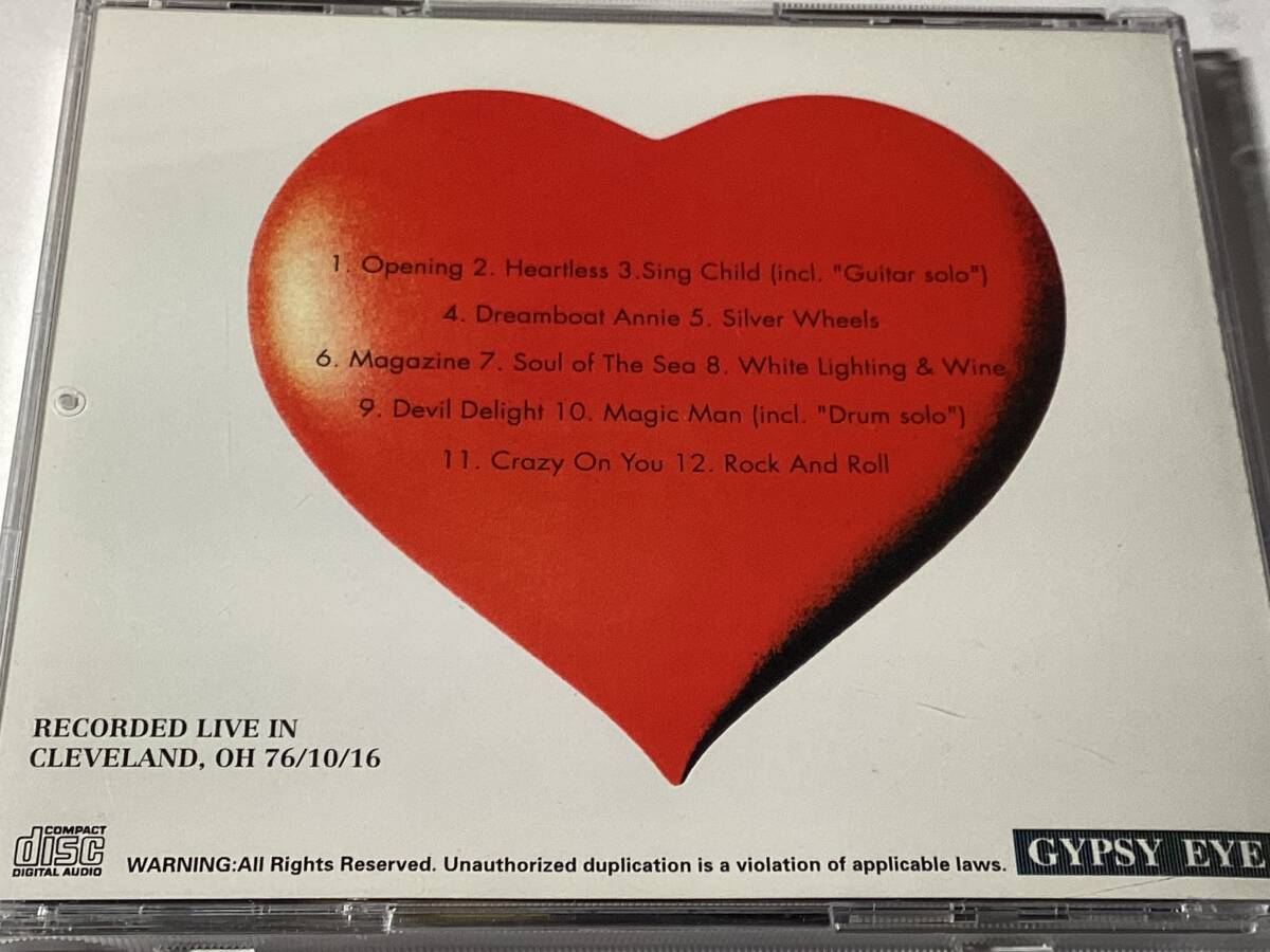 CD/HEART/ハート/ザ・ワルツ・オブ・ザ・シュリーヴス/ライヴ・イン・クリーヴランド 1976 送料¥180の画像2