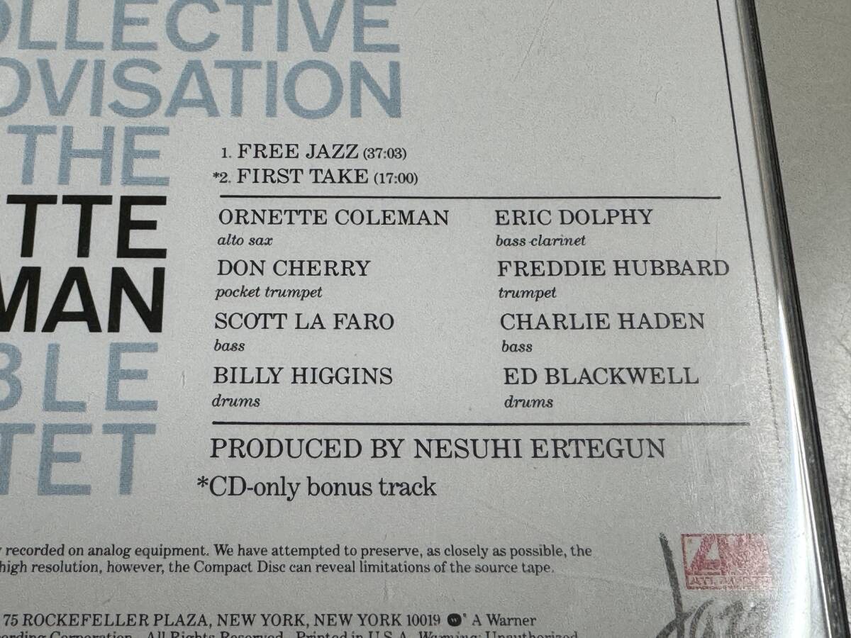 【CD】free jazz/ornette coleman double quartet/フリー・ジャズ/オーネット・コールマン【輸入盤】の画像7