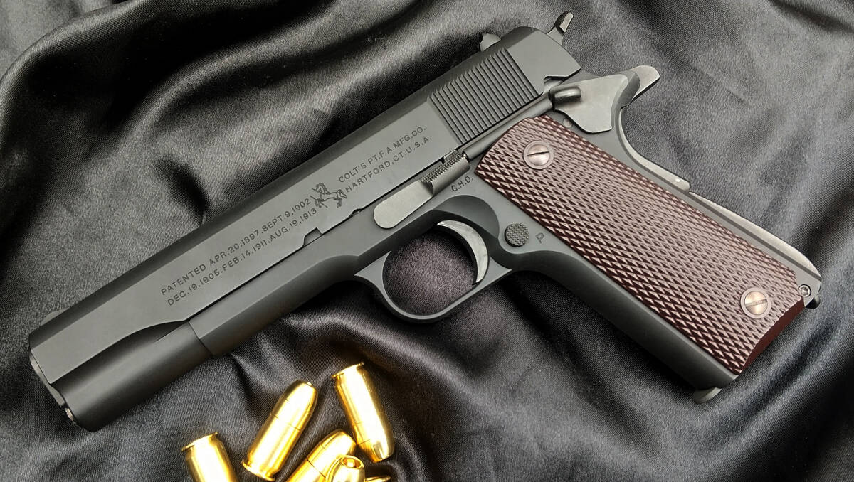 CAW　M1911A1　 HWモデルガン　発火モデル　未発火　 美品　作動良好_画像2