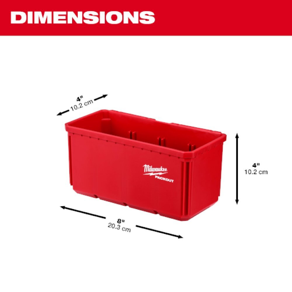 【Milwaukee/ミルウォーキー】PACKOUT 小物収納(102mm×204mm) 2個セット『48-22-8063』【新品】_画像6
