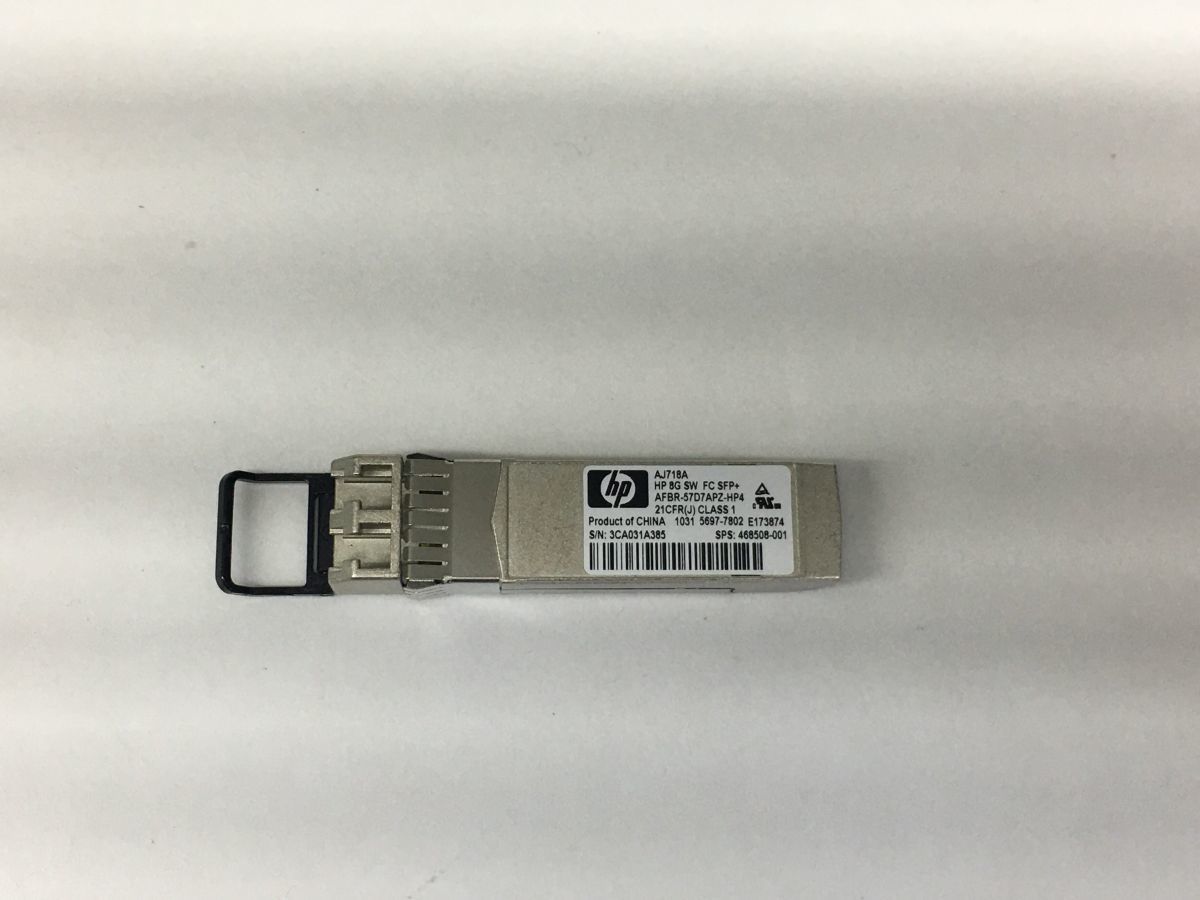 【即納/送料無料】HP AK344-63002 QLE2560-hp 8Gbps シングルポートFC-HBA SFP+対応トランシーバー(AJ718A) 【中古現状品】(SV-H-078)_画像6