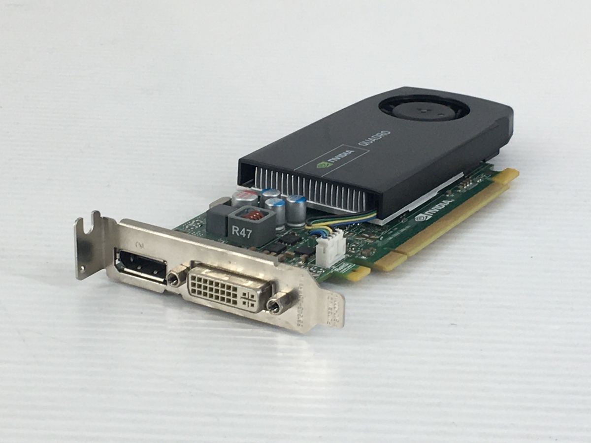 【即納/送料無料】 NVIDIA QUADRO 410 GDDR3/ 512MB/DVI /DisplayPort /ロープロファイル【中古品/動作品（DQ10ベンチ確認済）】(GP-N-041)_画像2