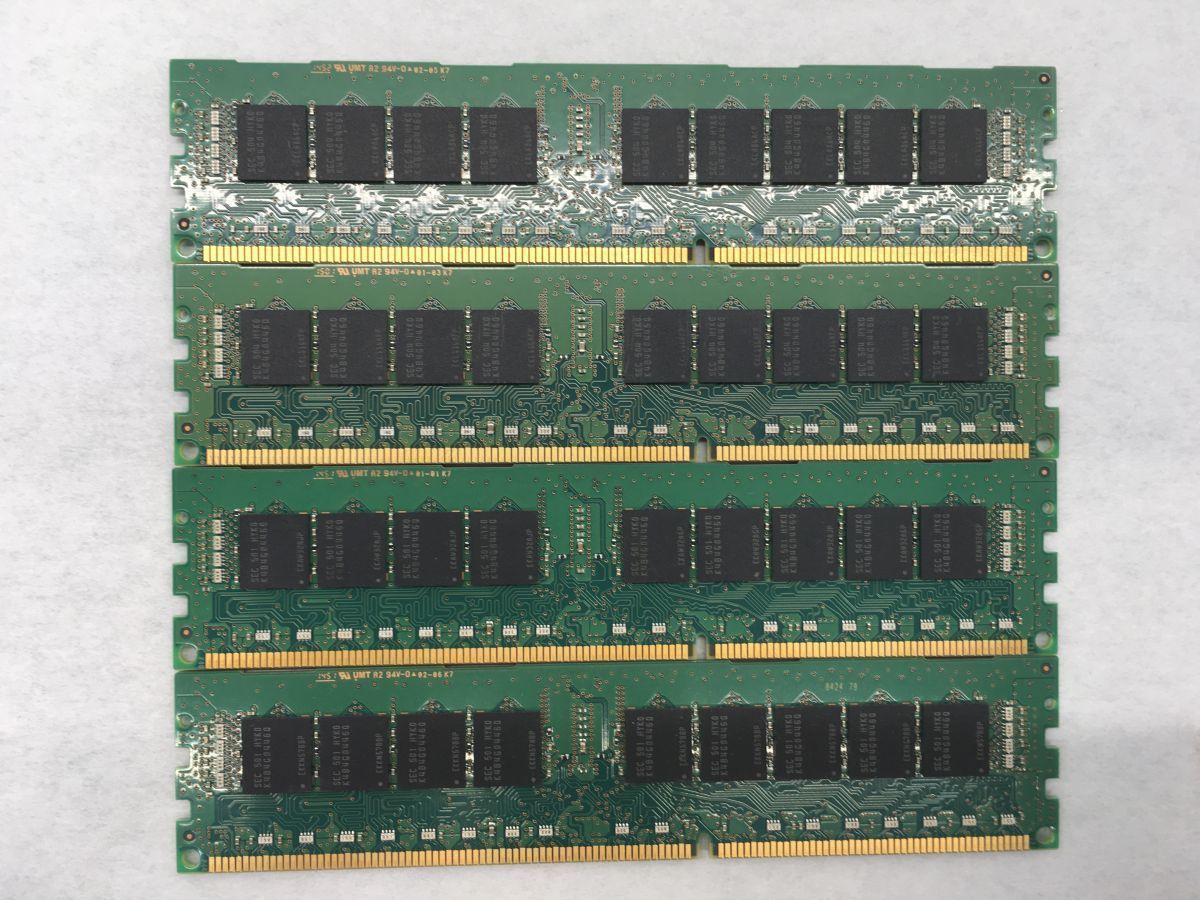 動作保証 PC3L-12800R/DDR3L-1600 ECC REG/Registered 240Pin DDR3 RDIMM (8GB x4) 合計32GB 即決 サーバー MacPro向け 【送料無料】の画像2