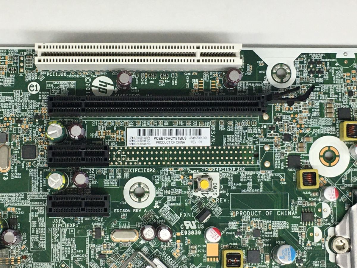 【即納/送料無料】 HP Compaq Pro 6300 SFF マザーボード/657239-001/656961-001 【中古品/動作品】 (MT-H-011)_画像7