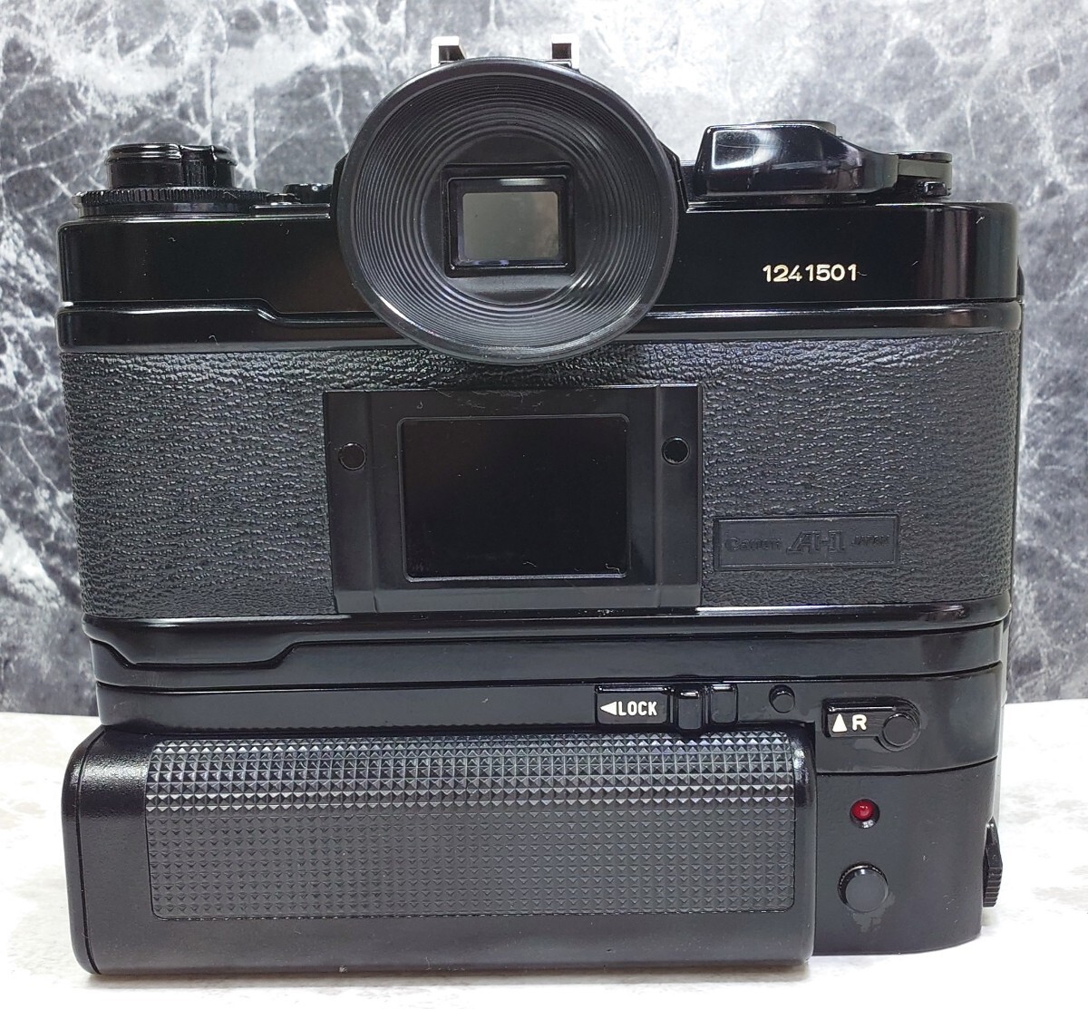 【終活】 Canon A-1 美品＋NEW FD 50mm f1.4＋FD 135mm f3.5＋強力モータードライブMA 各動作良好 露出計OK 光学連写OK 持病鳴きなしの画像5
