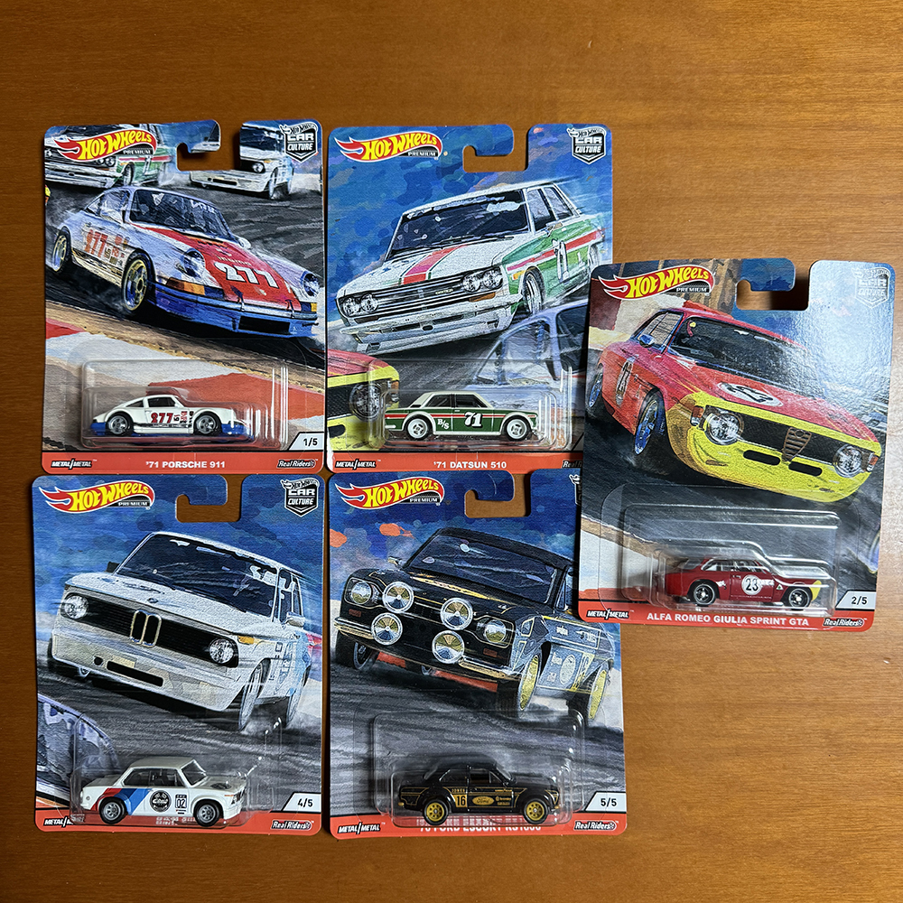 Hot Wheels Premium 2020 Car Culture Door Slammers Set of 5の画像1