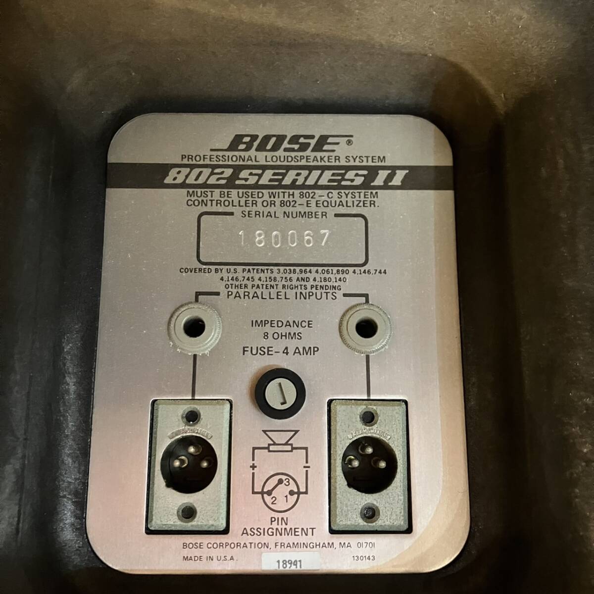 【送料無料】BOSE ボーズ 802 series II オーディオ機器 スピーカー ペア PA機材 音響機器●BB04N073の画像9
