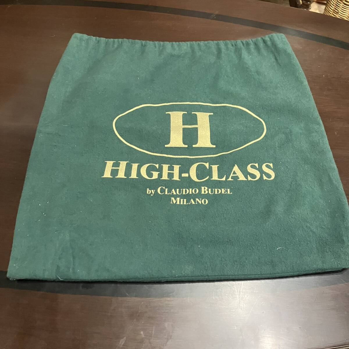 【送料無料】HIGH‐CLASS ハイクラス by CLAUDIO BUDEL ハンドバック トートバック 2Way レザー 鞄 イエロー●BB04N077