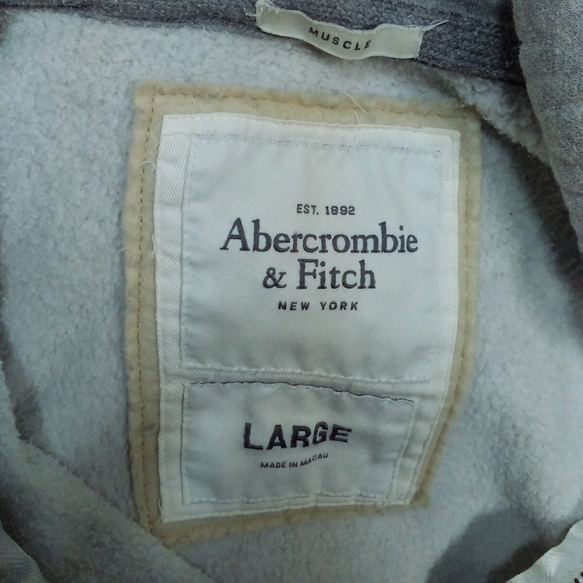 Abercrombie & Fitch/ Zip выше тренировочный Parker (L)