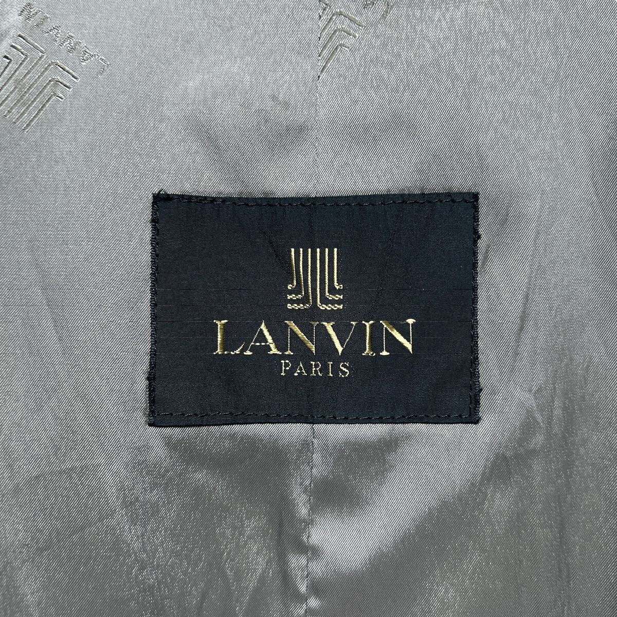 ●洗濯プレス済み● LANVIN PARIS ランバン コットンステンカラーコート シングルトレンチコート size46【2005】_画像6