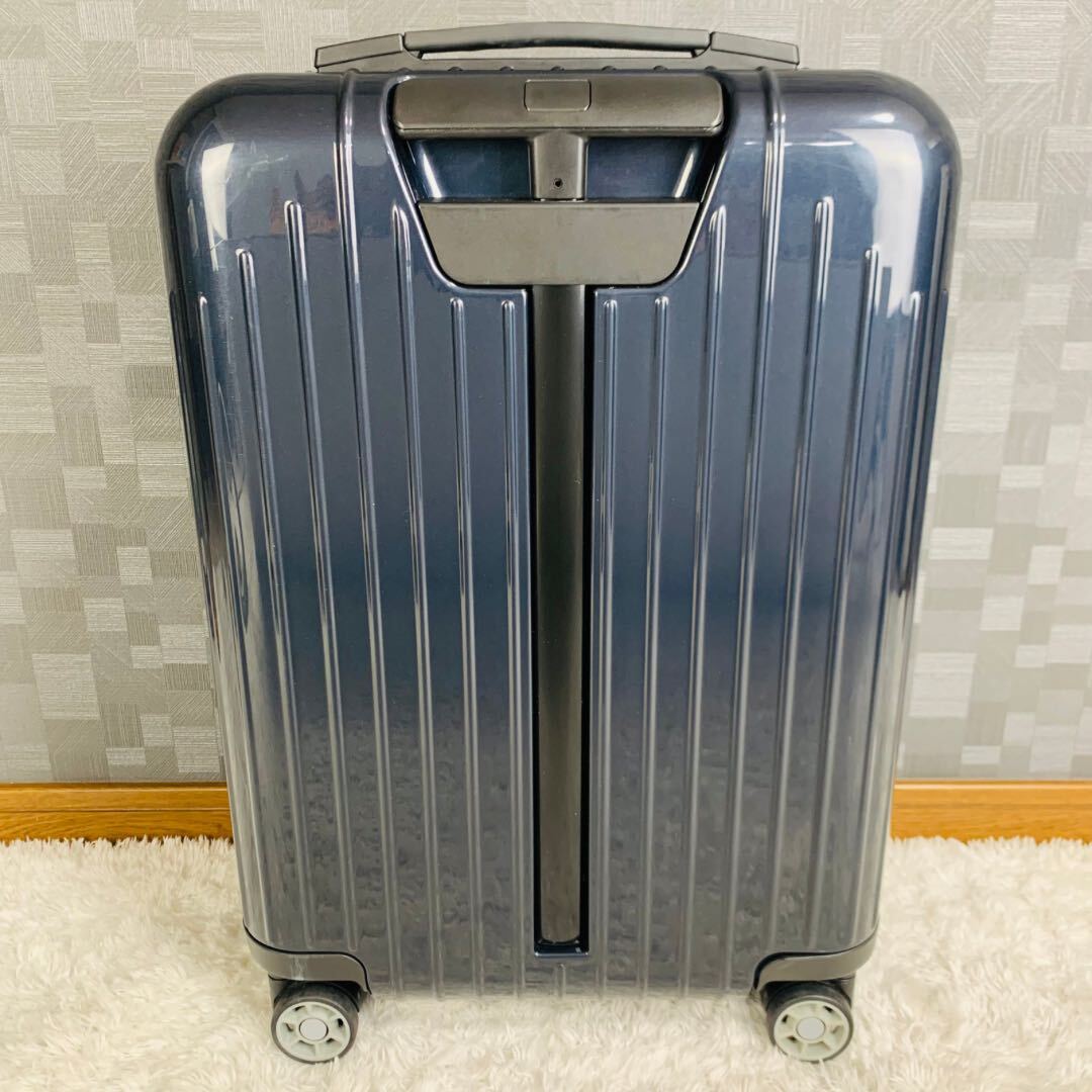 【美品】RIMOWA リモワ SALSA AIR サルサエアー 33L 機内持ち込み 4輪 MW TSAロック ナイトブルー ネイビー系 超軽量 キャリーケース_画像4