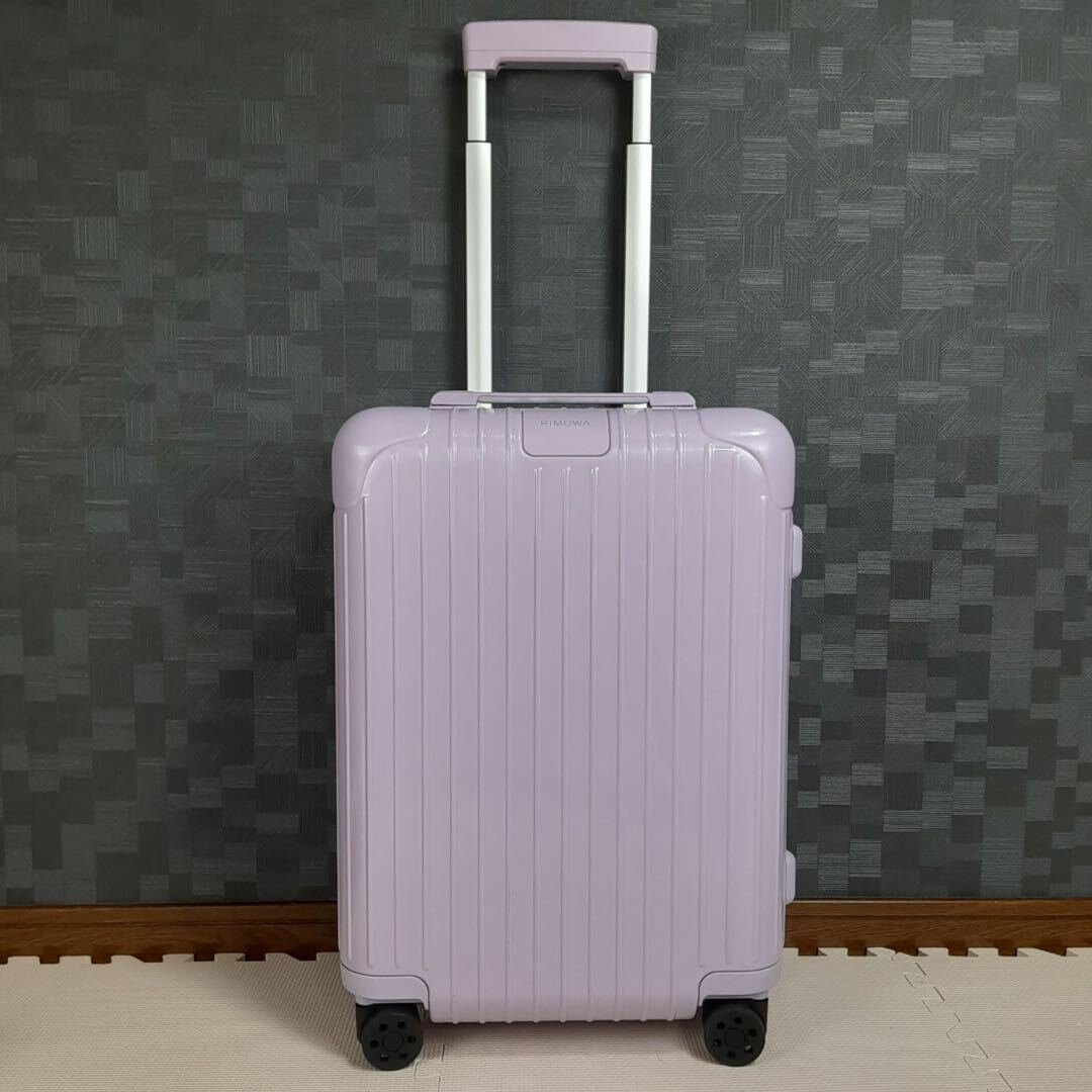  действующий [ прекрасный товар ]RIMOWA Rimowa ESSENTIAL Esse n автомобиль ruCABIN кабина 36L машина внутри принесенный 4 колесо лаванда лиловый незначительный фиолетовый розовый серия Carry 