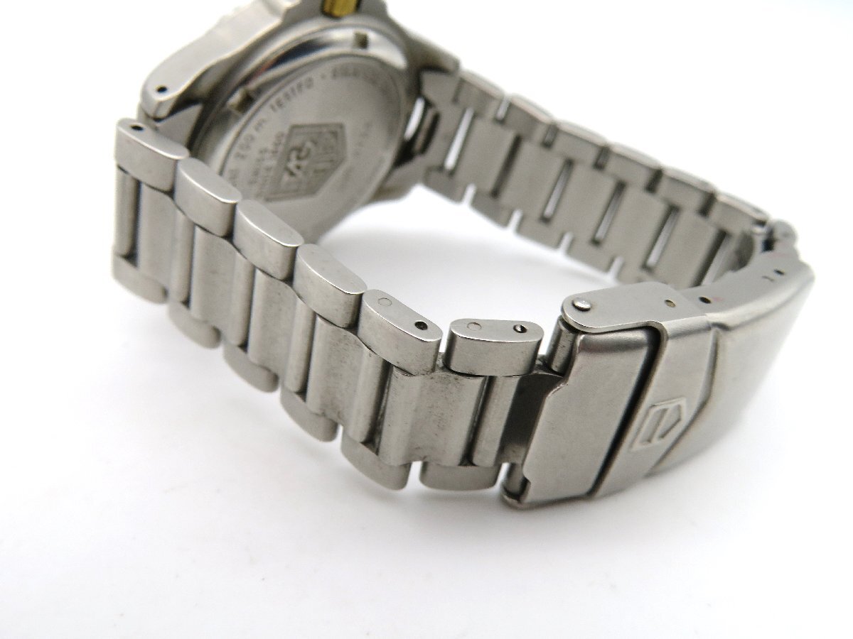 1円◆稼働◆ タグホイヤー 995.413A シャンパン クオーツ ユニセックス 腕時計 K79402の画像5