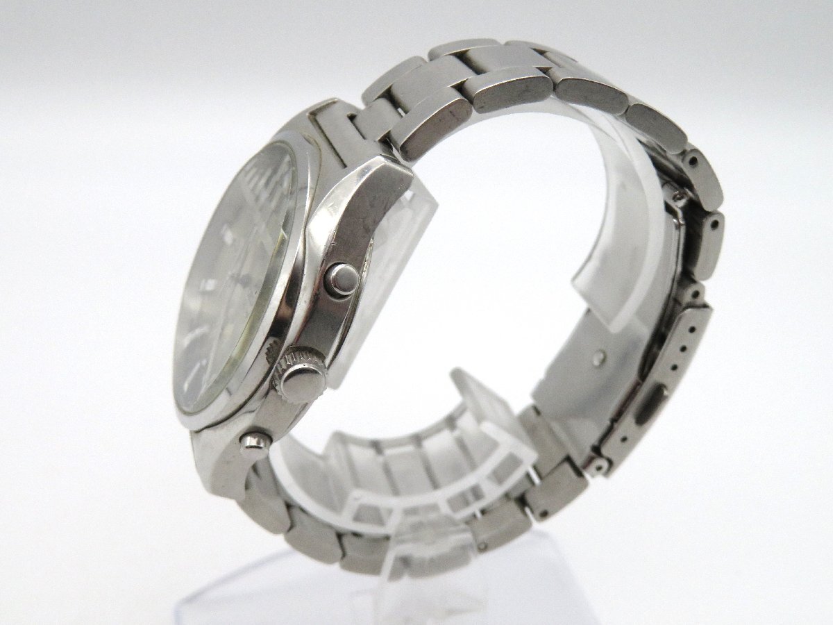 1円◆稼働◆ オリエント TT10-C0-B シルバー クオーツ メンズ 腕時計 K82301の画像3