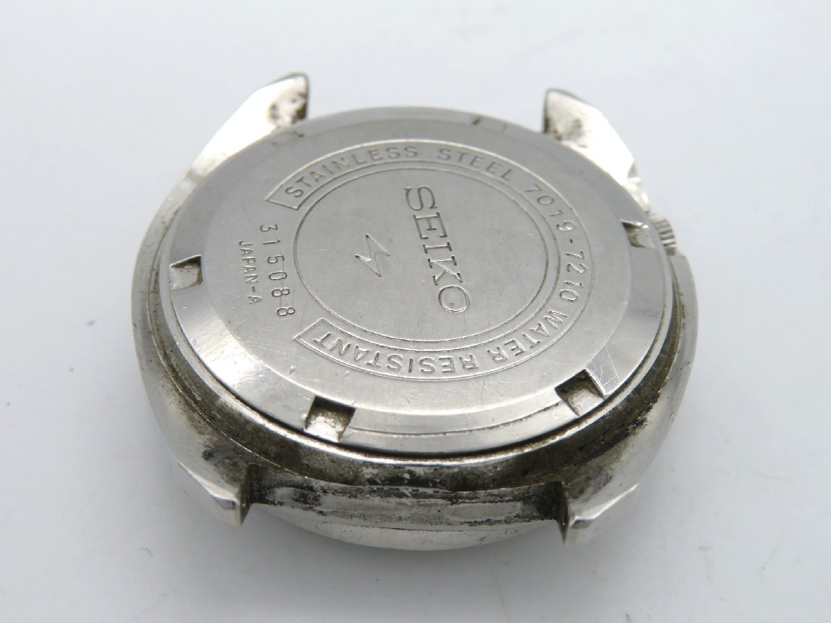 1円◆稼働◆ セイコー 7019-7210 5アクタス ヒスイ色 自動巻き メンズ 腕時計 L23502の画像6