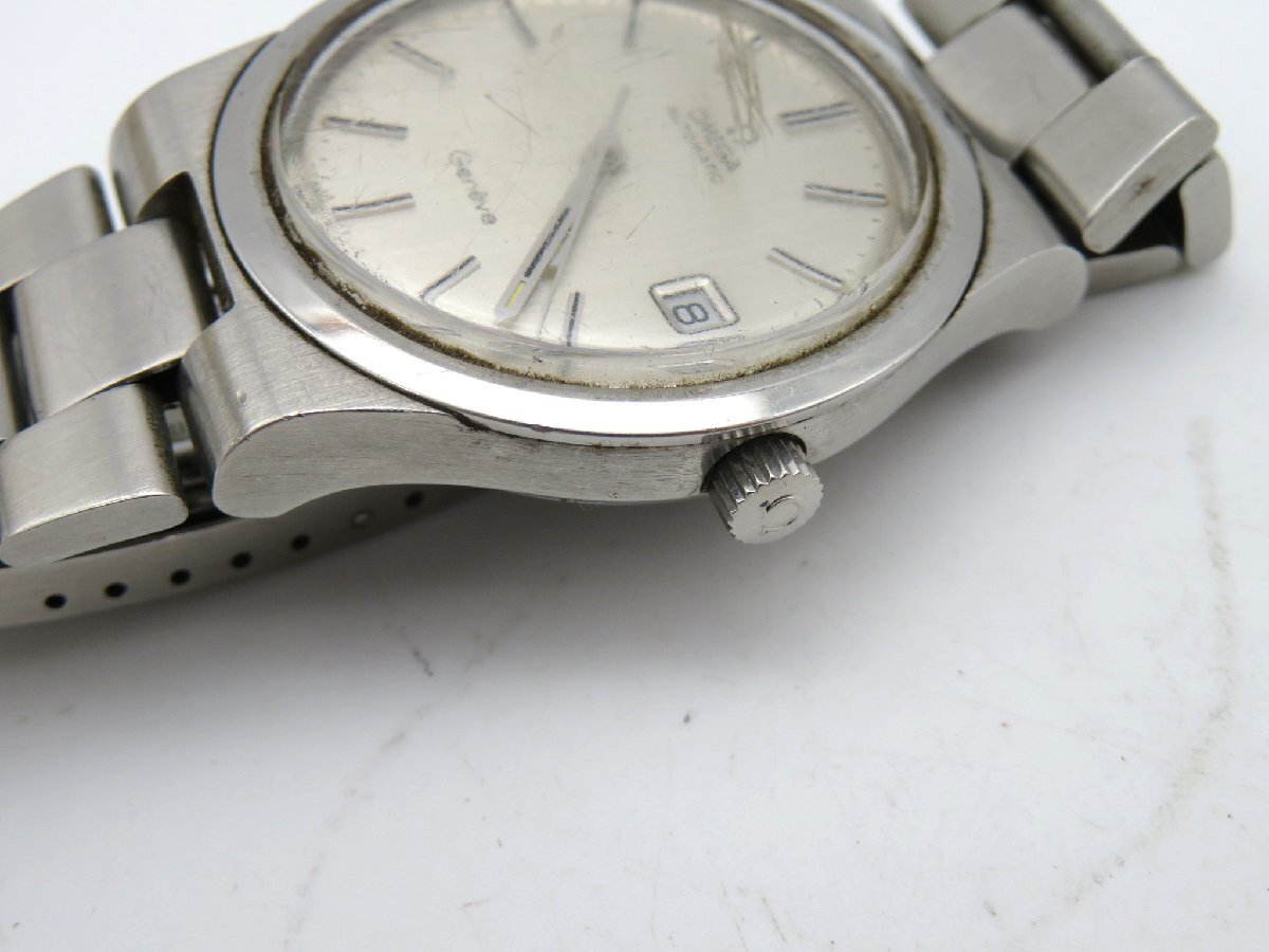 1円◆稼働◆ オメガ ジュネーブ シルバー 自動巻き メンズ 腕時計 L25610の画像2
