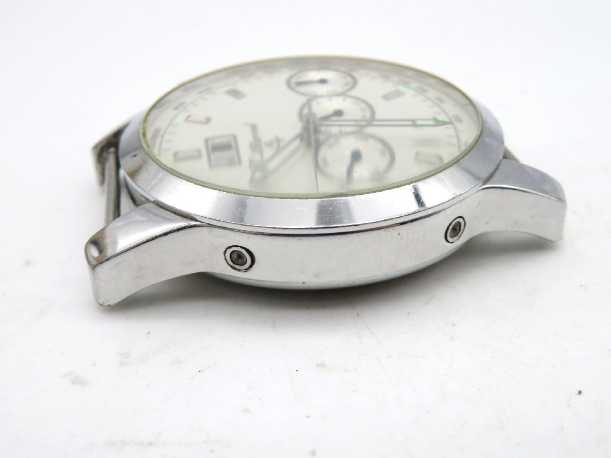 1円■ジャンク■ B-Barrel 白 自動巻き メンズ 腕時計 L26101の画像4