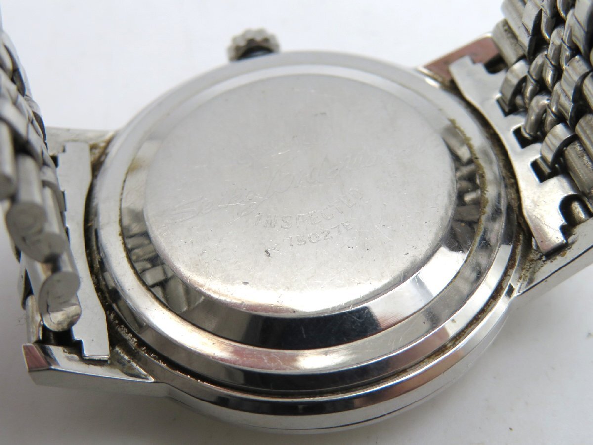 1円■ジャンク■ セイコー 15027E ロードマーベル シルバー 手巻き ユニセックス 腕時計 L30304の画像4