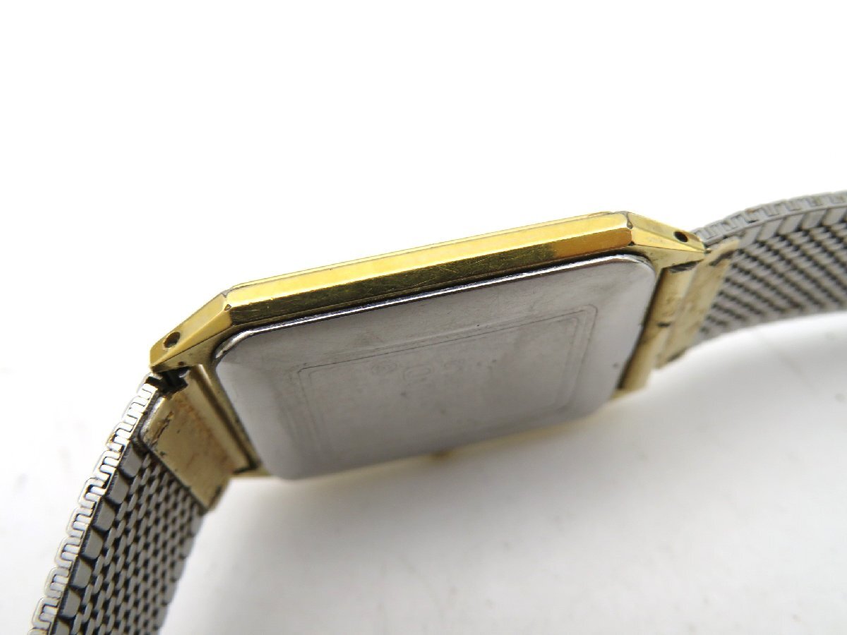 1円■ジャンク■ ラドー ゴールド クオーツ レディース 腕時計 L31211の画像4