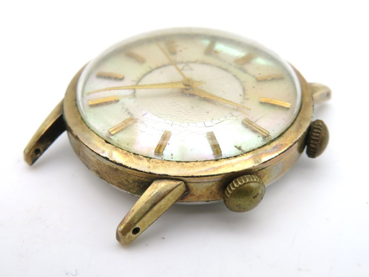 1円◆稼働◆ シチズン アラーム シェル 手巻き ユニセックス 腕時計 N793の画像2