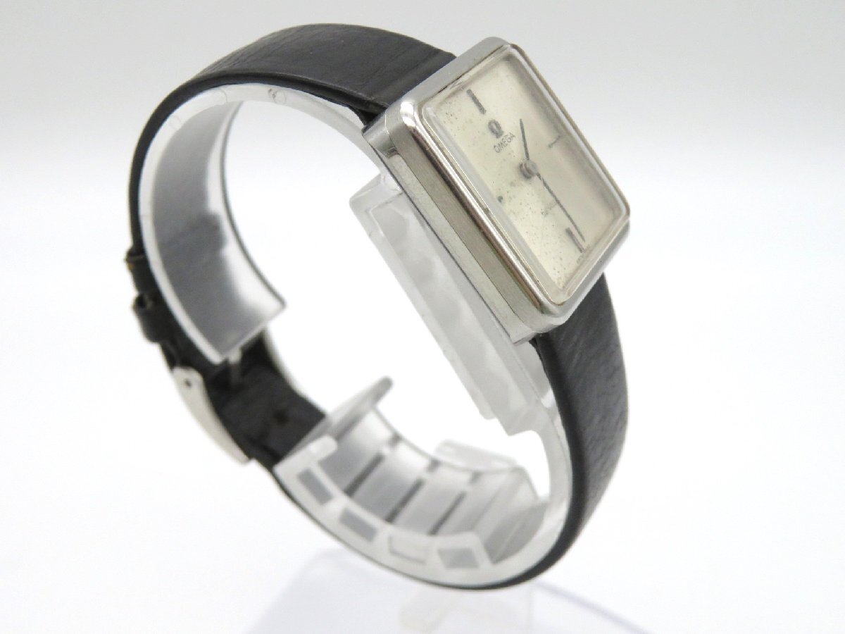 1円◆稼働◆ オメガ デビル シルバー 手巻き レディース 腕時計 N461_画像3