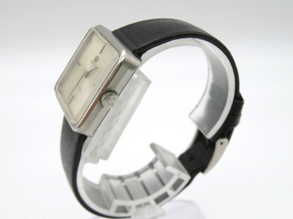 1円◆稼働◆ オメガ デビル シルバー 手巻き レディース 腕時計 N461_画像2