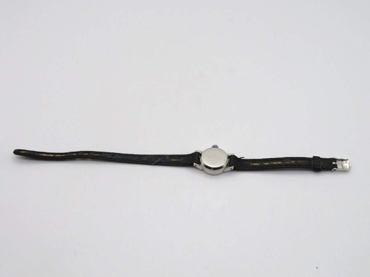 1円◆稼働◆ オメガ デヴィル シルバー 手巻き レディース 腕時計 L55603の画像6