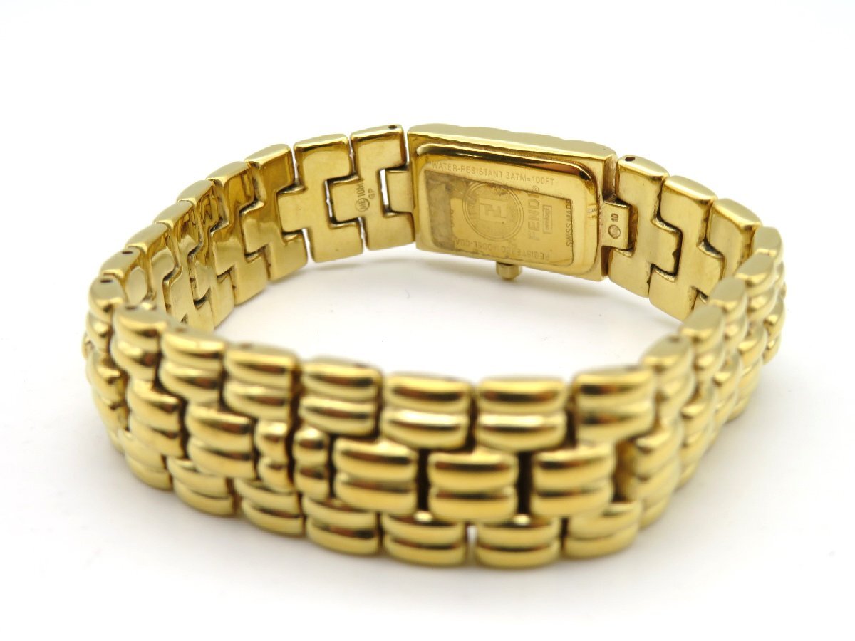 1 иен * работа * Fendi Gold кварц женские наручные часы L49903