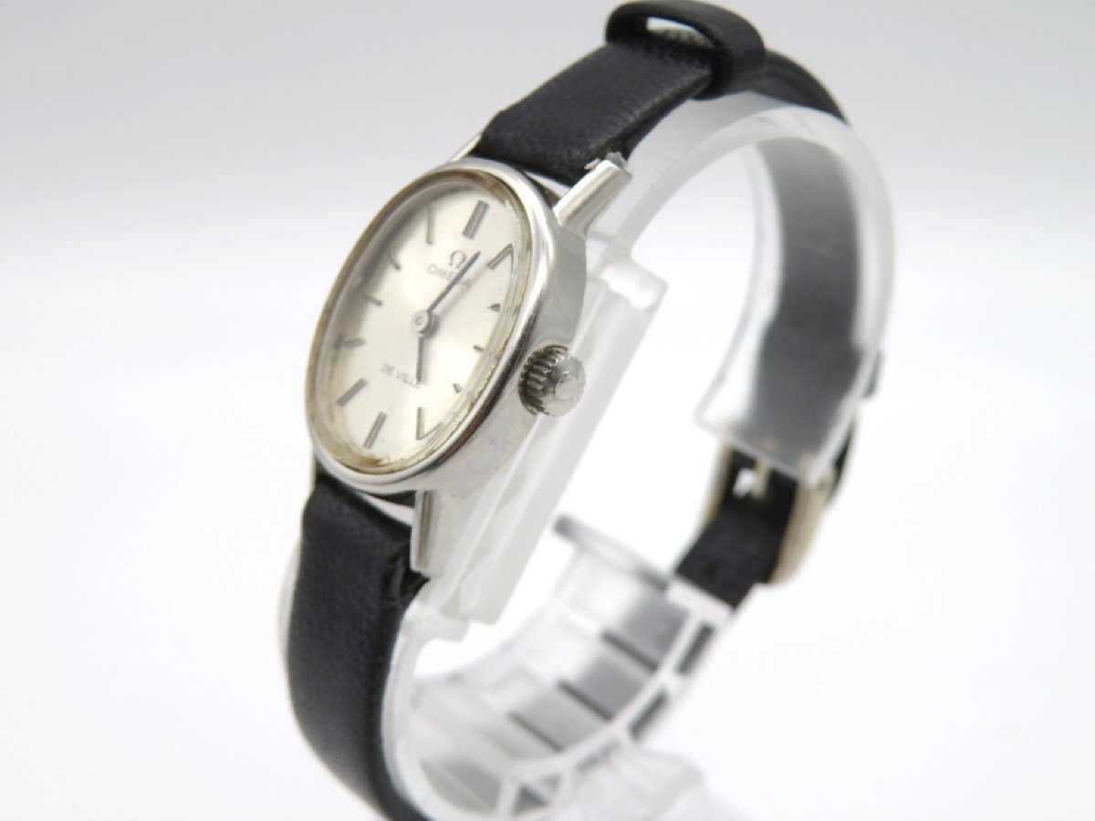 1円■ジャンク■ オメガ デヴィル シルバー 手巻き レディース 腕時計 L56203の画像2