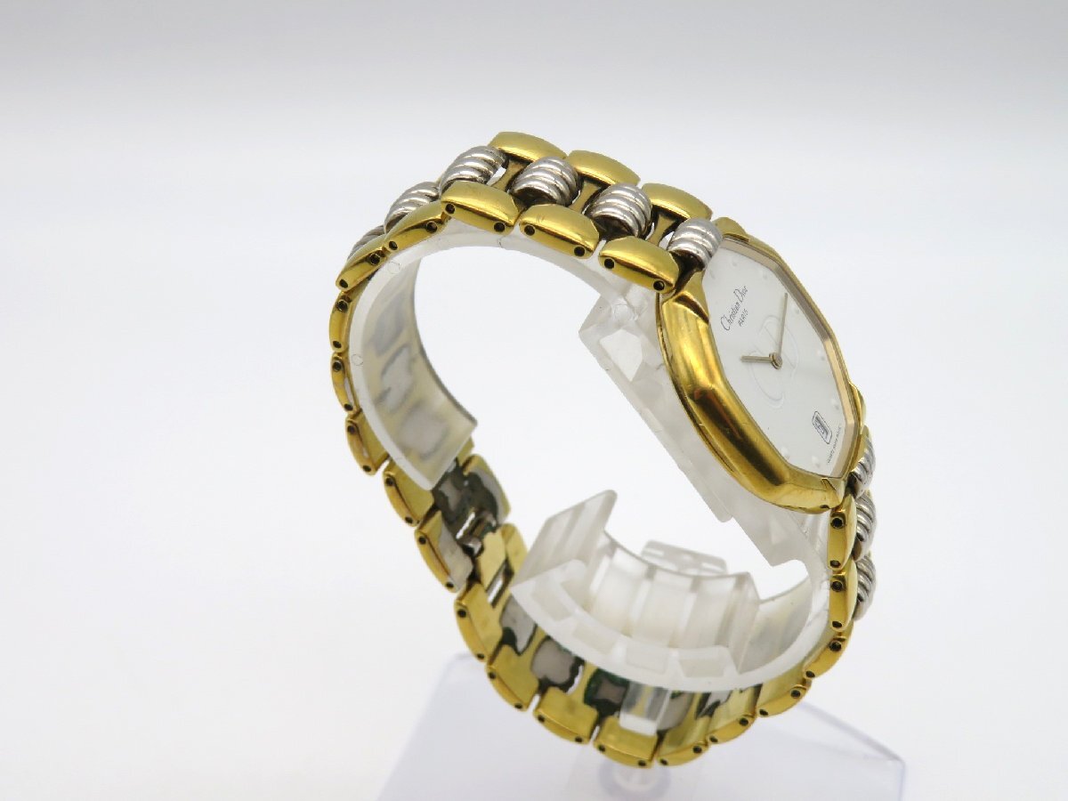 1 иен * работа * Dior 45.134 белый кварц унисекс наручные часы L54403