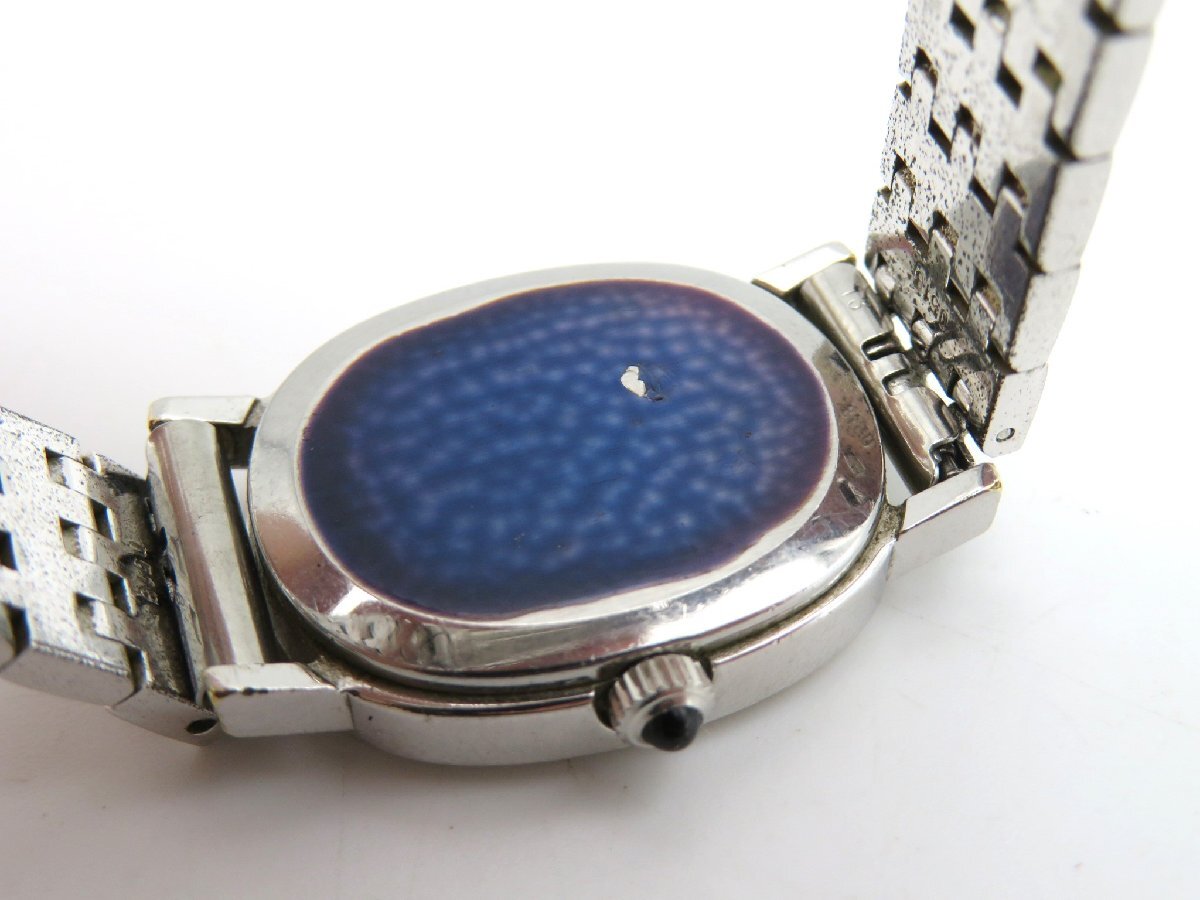 1円■ジャンク■ オメガ デヴィル シルバー 手巻き レディース 腕時計 M16905の画像6
