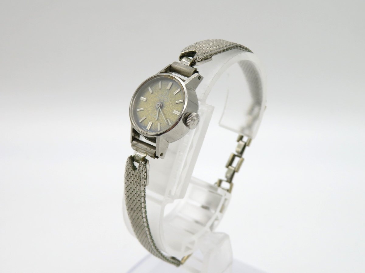 1円◆稼働◆ オメガ デヴィル モスグリーン 自動巻き レディース 腕時計 M16902の画像2