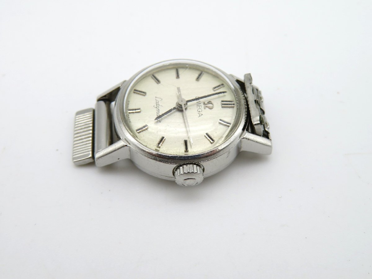 1円◆稼働◆ オメガ レディマティック シルバー 自動巻き レディース 腕時計 M13601_画像2