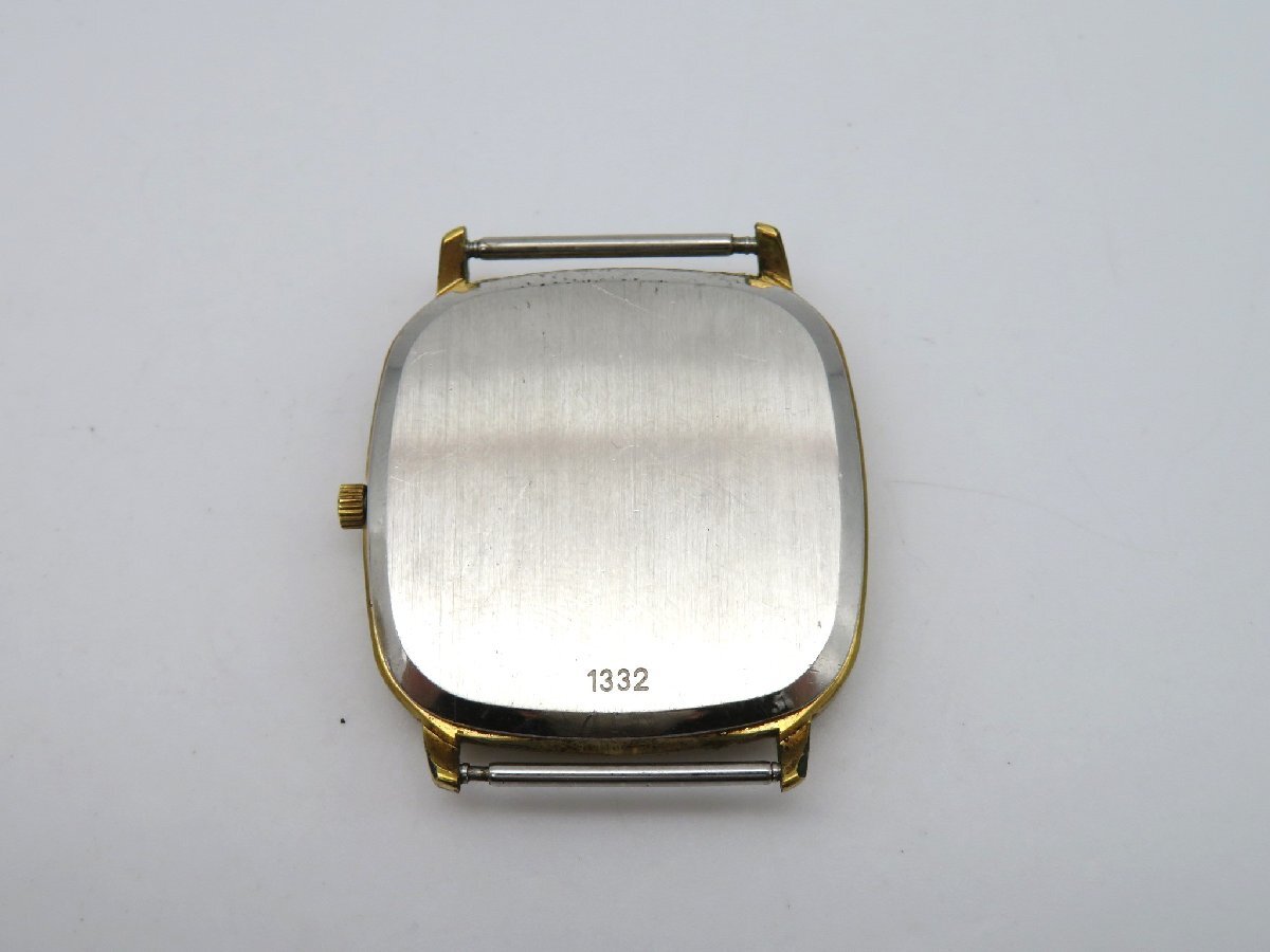 1円■ジャンク■ オメガ デヴィル ゴールド クオーツ ユニセックス 腕時計 M15605の画像6