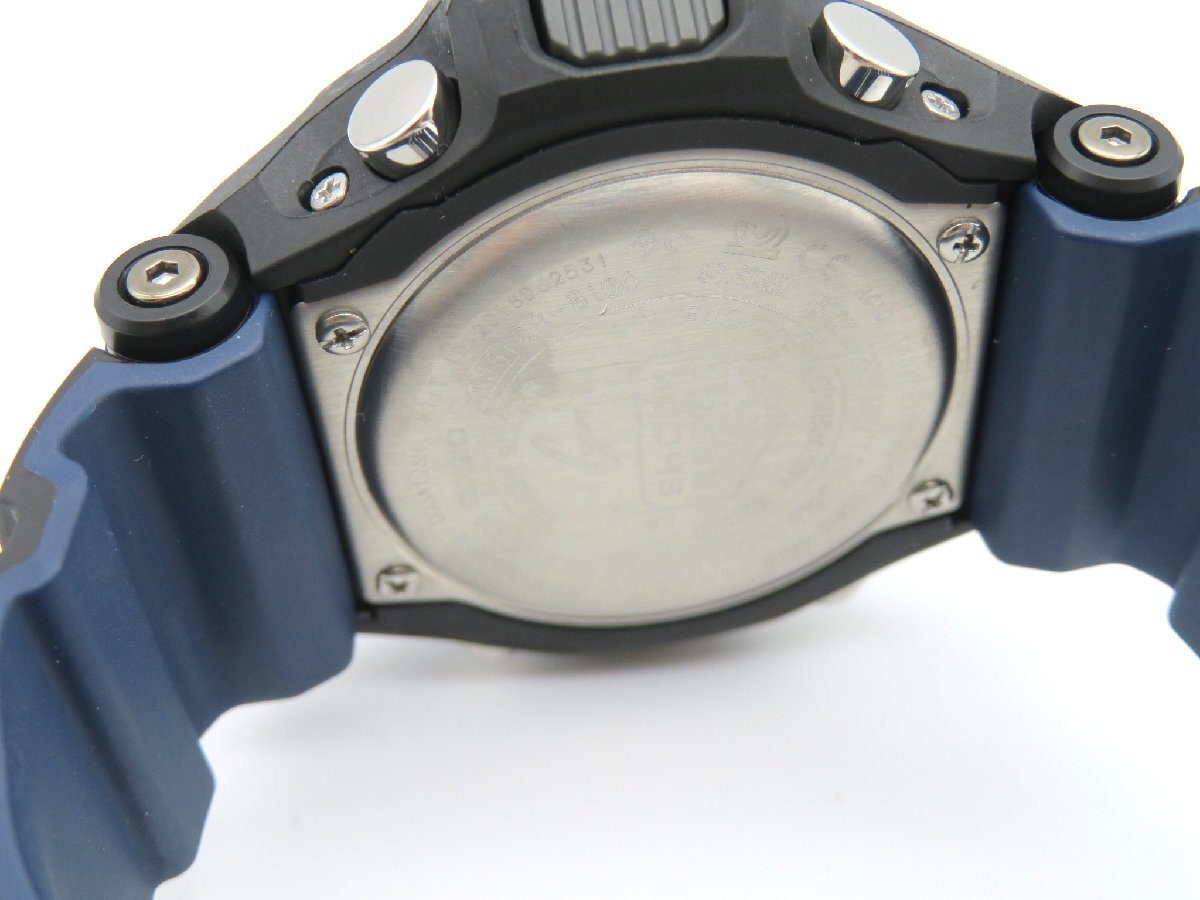 1円◆稼働◆ カシオ GR-B100 G?SＨＯCＫ グレー ソーラー メンズ 腕時計 M13003の画像4
