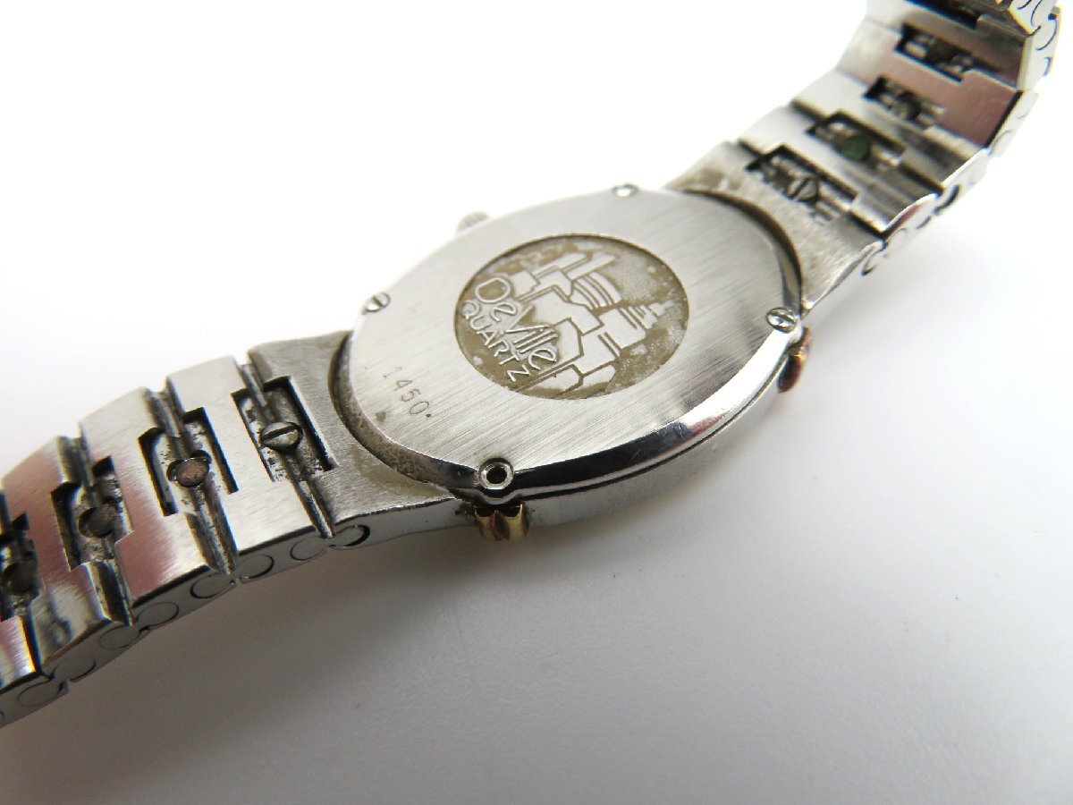 1円◆稼働◆ オメガ デヴィル ゴールド クオーツ レディース 腕時計 M16004の画像6