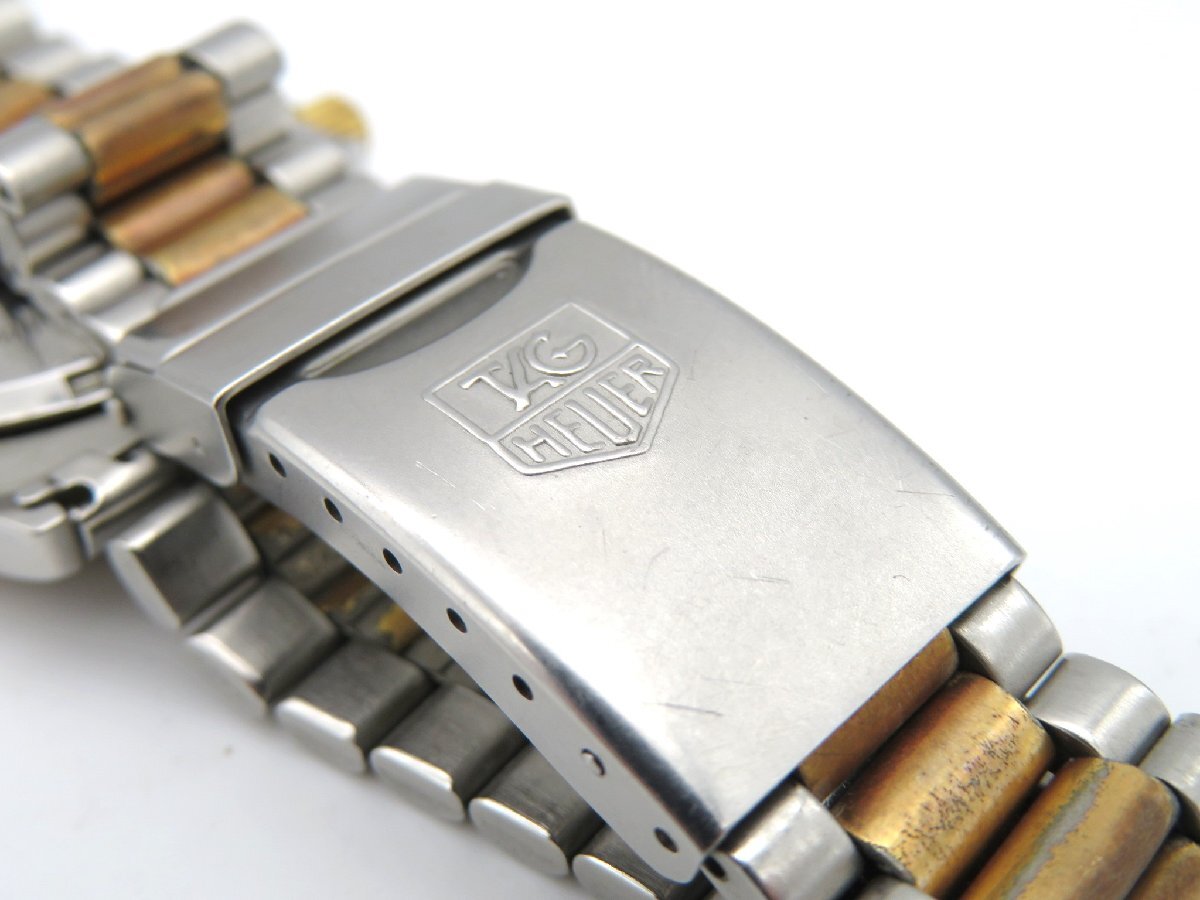 1円■ジャンク■ タグホイヤー 934.213 シルバー クオーツ ユニセックス 腕時計 M17703の画像5